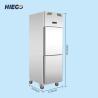 Buy cheap 500L Commercial Upright Freezer 2 Doors Restaurant Refrigeration Equipment from wholesalers