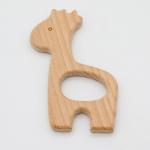 Handmade Wooden Teeth Ring for Baby Wooden Animal Shaped teeth ring