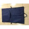 Buy cheap Tri-foldable Suit Garment Bag navy non woven and polyester with shoe pocket from wholesalers