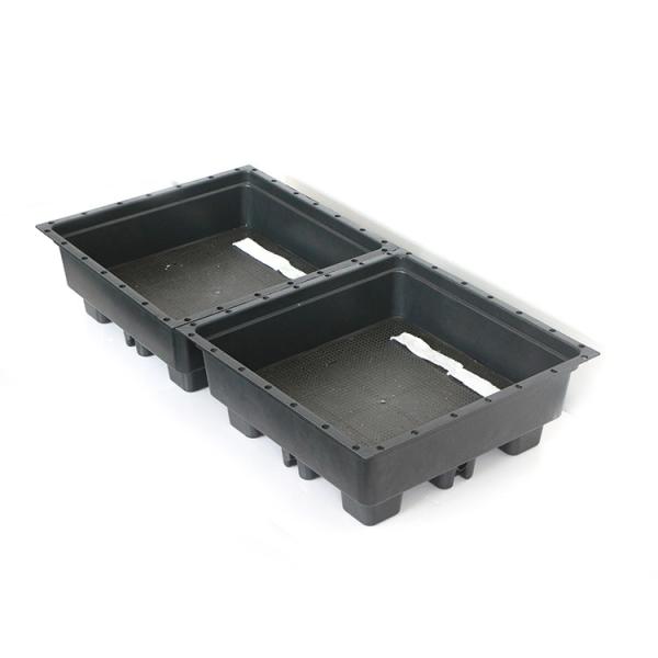 Buy cheap Plastic Green Roofs Rectangle Garden Tray 500x500mm for 4 Square Units and Flower Pot from wholesalers