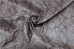 Snake Skin Design Printed PU Leather 0.65mm For Ladies Jacket / Bags