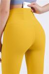 SEAMLESS SMILEY FACE HIGH WAIST TIGHT YOGA DRESS PEACH BUTT TRAINING YOGA PANTS