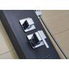 Buy cheap Black Stainless Steel Wall Mount Shower Panel Hydromassage Design ROVATE from wholesalers