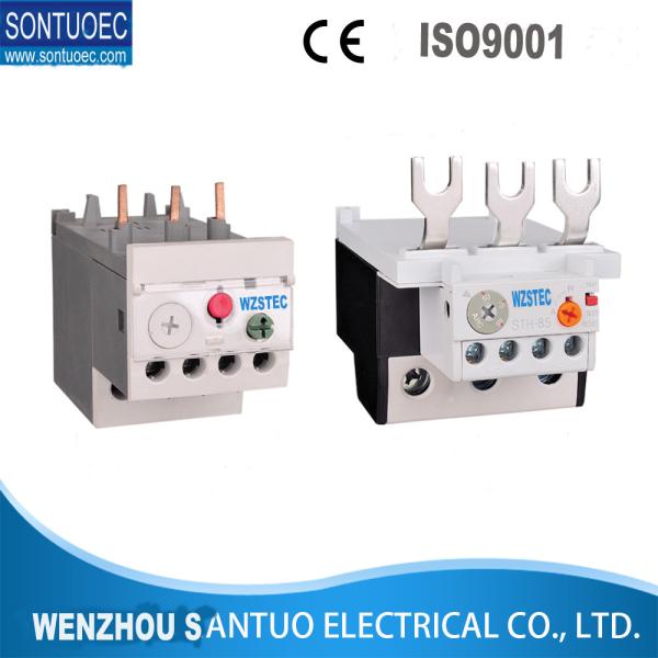 Buy cheap Gray 50Hz Thermal Overload Relay Bakelite Shell STH-40 Auxiliary Contact Block from wholesalers