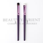 Custom Private Label Eyeshadow Makeup Brush Purple Wooden Handle