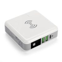 Buy cheap 2 USB Port ABS PC 6700mAh Wireless Charger Power Bank product