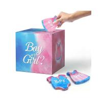 Buy cheap Baby Gender Reveal Voting Box Boys and Girls Gender Voting Game Box for Baby product