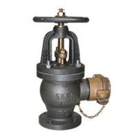 Buy cheap Marine Cast Iron Angle Hose Valve JS F7333B 5K/10K with Brass Couplings product