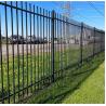 Buy cheap Black RAL Color Wrought Iron Garden Fence 2400mmL X 2100mmH from wholesalers