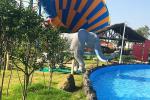 Water Resistant Animatronic Animals , Amusement Park​ Emulational Elephant