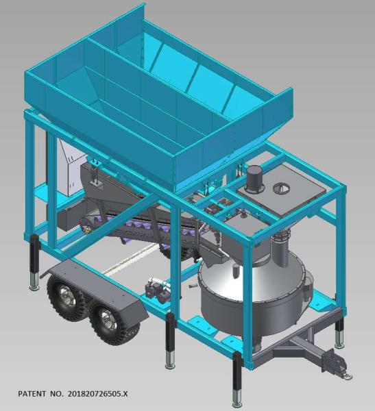 Buy cheap Small Mini Mobile Concrete Batching Plant 30m³/h Fast Moving from wholesalers