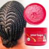 Buy cheap Transparent Customizable Red Shine Jam Magic Gel for Braids Braid Loc and Twist Gel from wholesalers