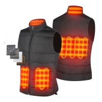 Buy cheap Classic Men'S Heated Vest Sleeveless Vest Carbon Fiber 3 Level Temperature product