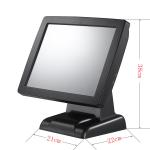 Plastic Aluminium Alloy Base Resistive Touch Screen Epos 8 Digital Display