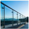 Buy cheap 10mm Transparent Tempered Glass Balcony Railing Systems Safety Barrier Maximizes Space from wholesalers
