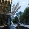 Buy cheap Public Art Stainless Steel Sculptures Abstract Metal Outdoor For Garden Ornaments from wholesalers