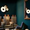 Buy cheap Modern Wood Grain Art Wall Lamp Nordic Round Combination Ginger LED Wall Sconce(WH-OR-205) from wholesalers