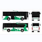 Electric City Bus 8m 28 Seater Zero Emission City Transit Bus Automatic