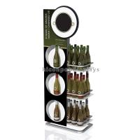 Buy cheap Flooring Wine Display Stand 3 Tier Display Racks For Retail Stores product
