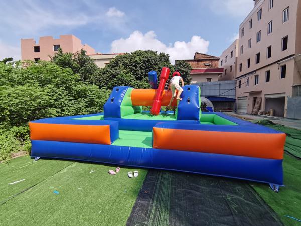 Buy cheap Inflatable pedestal gladiator Joust Arena Backyard Game With Sticks from wholesalers