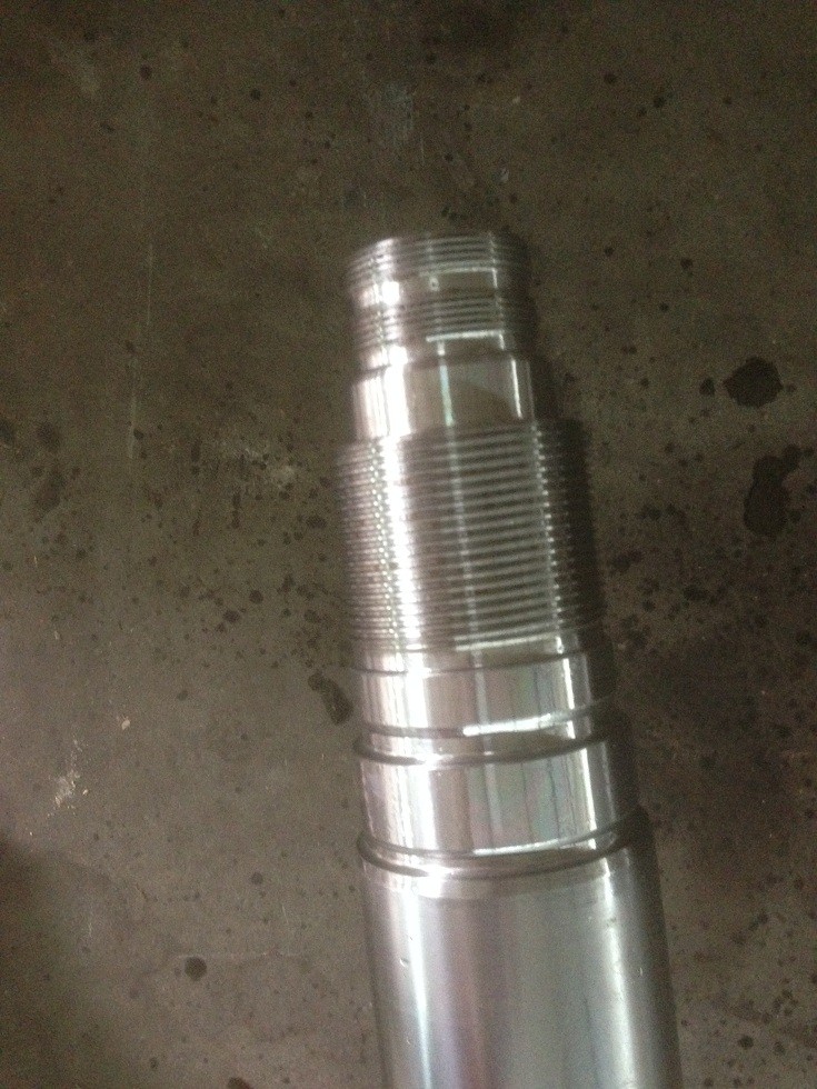 Construction equipment parts, Hyundai R225-7 boom hydraulic cylinder rod Hyundai excavator parts
