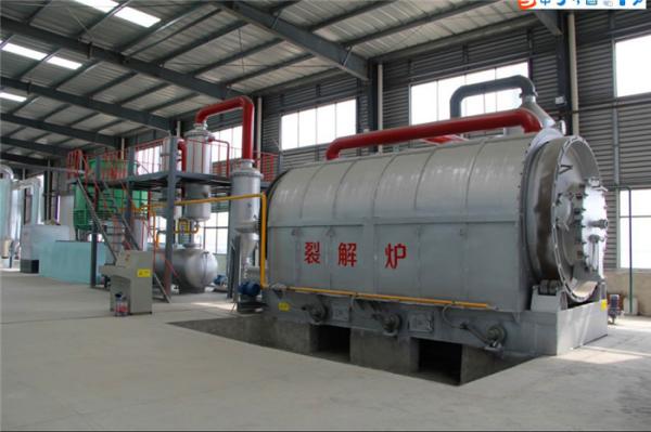Buy cheap 8 ton Small Waste Plastic Used Tyre Rubbers Pyrolysis to Fuel Oil Plant for Waste Recycling from wholesalers