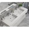 Buy cheap Bianco Carrara Engineering Stone Bathroom Vanity Countertops from wholesalers