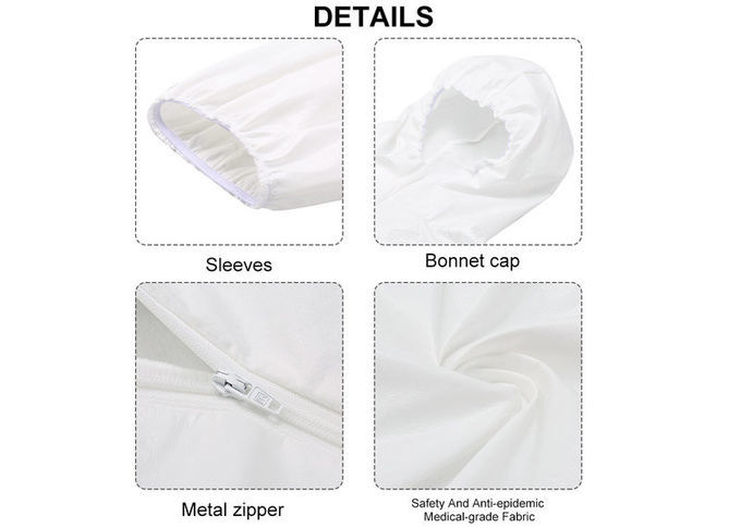 Medical Protective Clothing Disposable Isolation Gowns Good Tensile Resistance