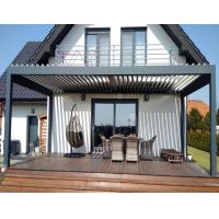 Buy cheap Electric Motorized Aluminum Louvered Pergola Garden Bioclimatic Waterproof product