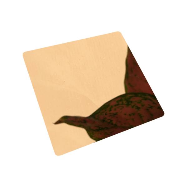 Buy cheap 8k Cold Rolled Stainless Steel Sheet 201 0.8*1220*2440 SS Gold Mirror Sheet With Film from wholesalers
