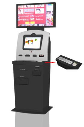 Buy cheap Dual Screen Multi Function Kiosk For Self Ordering With POS Terminal Payment from wholesalers