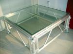 1.22*1.22m Outdoor Event Portable Stage / Silver Aluminum Plywood Stage