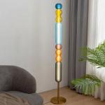Scandinavian glass pendant lights Minimal colorful lampshade bedside lamp(WH-AP
