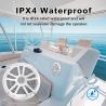 Buy cheap White 6.5 inch 2 Way Boat Stereo Speaker 120W Output Power for Marine Boats ATV UTV SxS from wholesalers