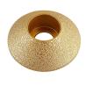 Buy cheap 10mm 15mm 20mm Wet Stone Grinding Tile Profile Wheel Vacuum Brazed from wholesalers