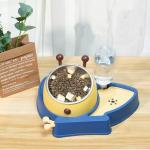 PP Anti Choking Slow Food Bowl Combination Cat Feeder Bowl