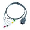 Buy cheap TPU Edan 5Lead ECG Holter Cable IEC Snap Shelf Life 24 months for Biomedical Instrument from wholesalers