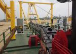 Mud Sediment Gravel Cutter Suction Dredger With Pump Booster Station