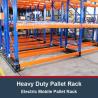 Buy cheap Heavy Duty Electric Mobile Pallet Racking System Heavy Duty Pallet Rack Electric Mobile Rack from wholesalers