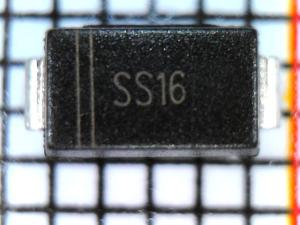 Wholesale Schottky Diode SS16 SMA 1A 60V For LED Driver from china suppliers