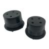Buy cheap 2 3/8" 2 7/8" 3 1/2" EUE Tubing Plastic Thread Protectors Black Color from wholesalers