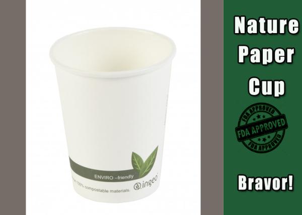 Buy cheap Impervious 8 Oz Hot Paper Cups For , Hot Drink White Plain Eco Paper Cups from wholesalers