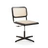 Buy cheap Armless Swivel Rattan Office Chairs from wholesalers