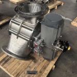 Large diameter stainless steel plugr diverter valve for dilute phase conveying