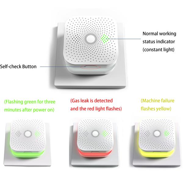 Buy cheap International Common CH4 Gas Alarm Detector For Uganda With CE RoHS AC 265V from wholesalers