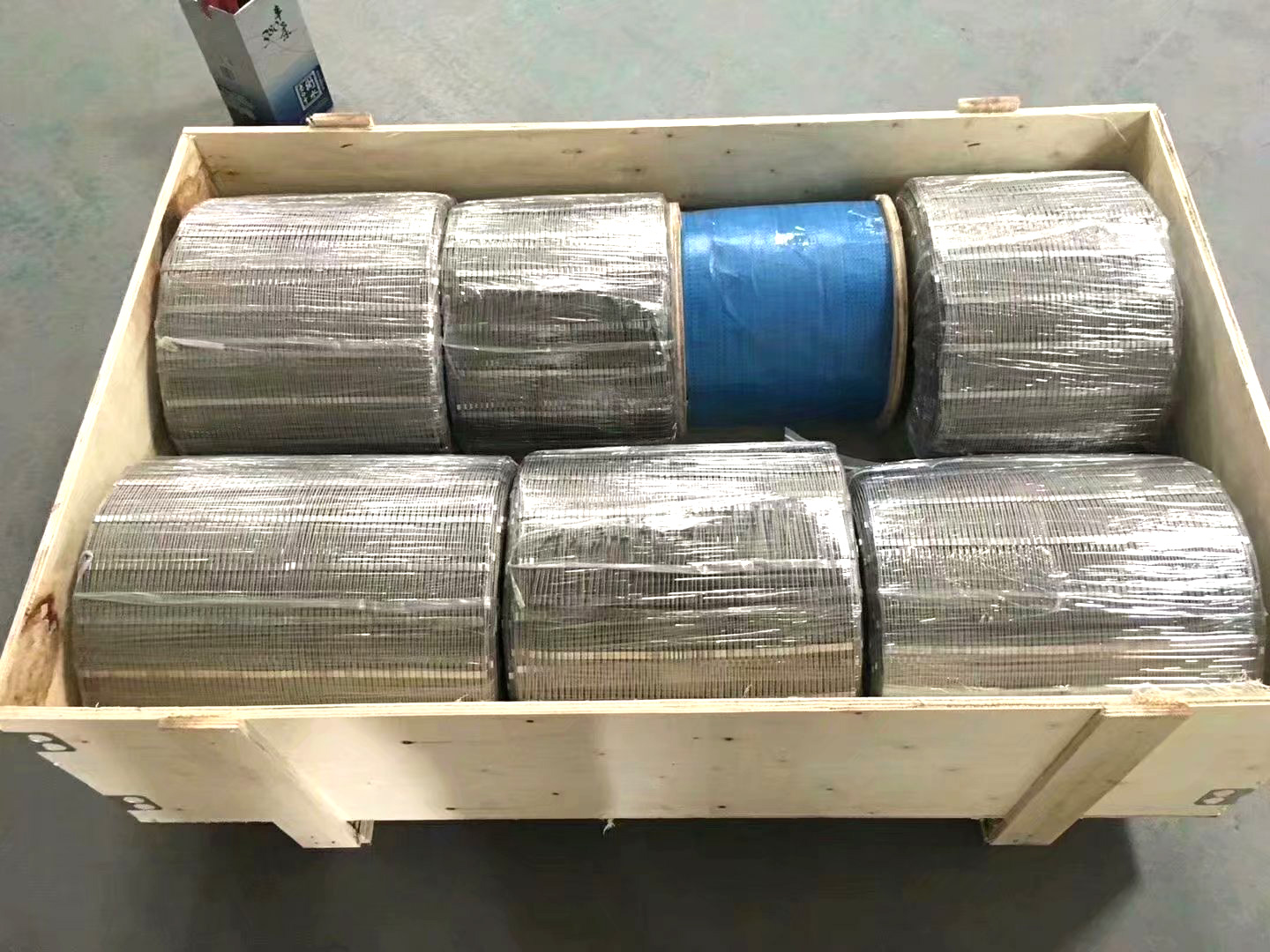 20mm Hole 316 Stainless Steel Wire Rope Ferrule Mesh Netting For Balustrade