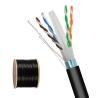 Buy cheap Solid Outdoor PE Jacket 1000FT FTP CAT6 Cable 0.56mm With Networking Cables from wholesalers