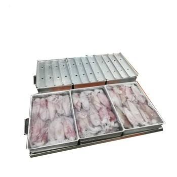 Buy cheap marine products processing freezing box, contact plate freezer tray, aluminum freezing pan from wholesalers