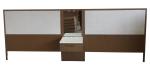 Solid wood frame with upholstery king/queen size wooden headbaord for 5-star