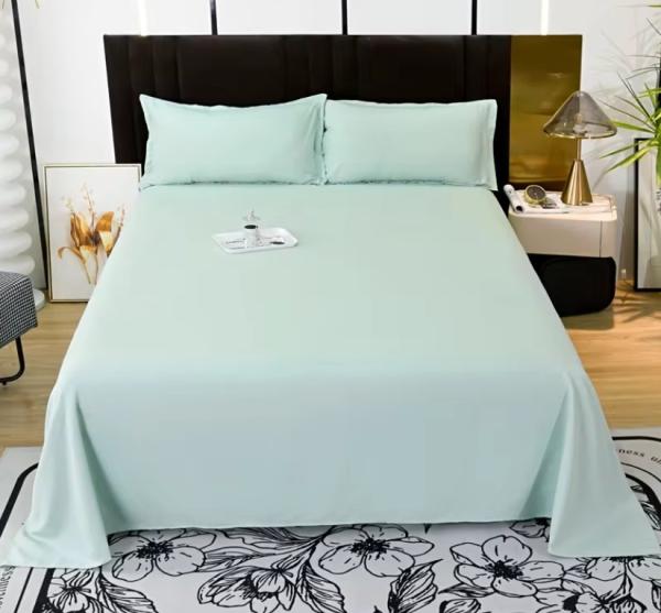 Buy cheap Customized Color Plain Cotton Bed Sheet Sets with Hypoallergenic Design from wholesalers